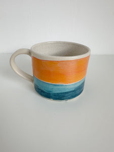 Coastal Sunrise Handmade Ceramic Cup - Large