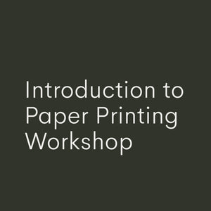 Introduction to Screen Printing onto Paper Workshop - March 2024