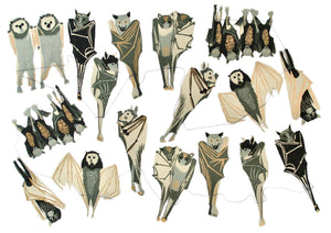 Bat Paper Garland Decoration