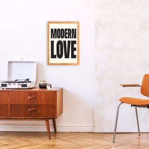 Modern Love Retro A3 Print