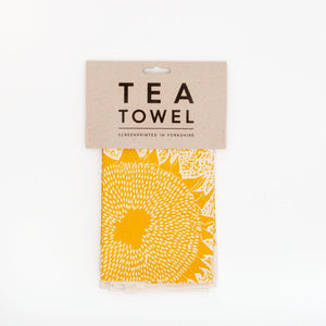 Sunflower Tea Towel - Yellow