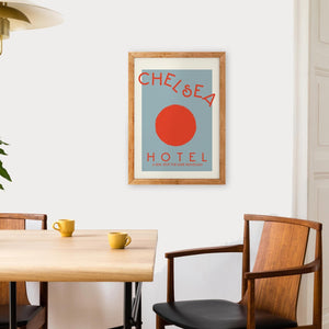 Chelsea Hotel Retro Art A3 Print