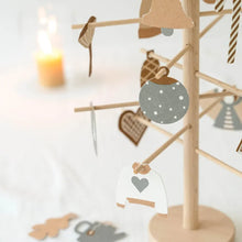 Load image into Gallery viewer, Paper &amp; Wood Advent Tree
