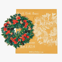 Load image into Gallery viewer, Winter Foliage Wooden Wreath
