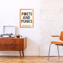 Load image into Gallery viewer, Poets And Punk Retro A3 Print

