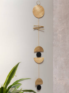 Wall Hanging - Brass + Recycled Paper