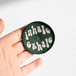Inhale & Exhale Fabric Patch