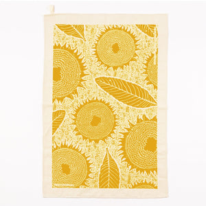 Sunflower Tea Towel - Yellow