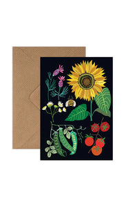 Sunflower Plot Greeting Card