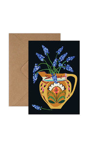 Muscari Flowers Greeting Card