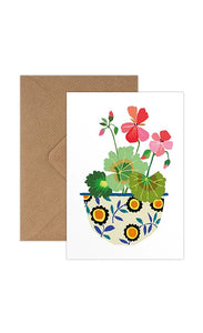 Pelargonium Greeting Card