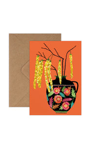 Catkins Greeting Card