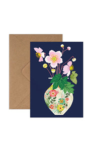 Japanese Anemone Greeting Card