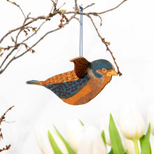 Load image into Gallery viewer, Wooden Hanging Bird - Brown
