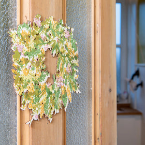 Wooden Wreath Print - Spring
