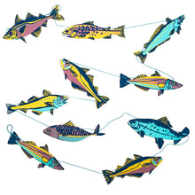 Load image into Gallery viewer, Fish Paper Decoration Garland
