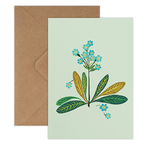 Forget Me Not Greeting Card