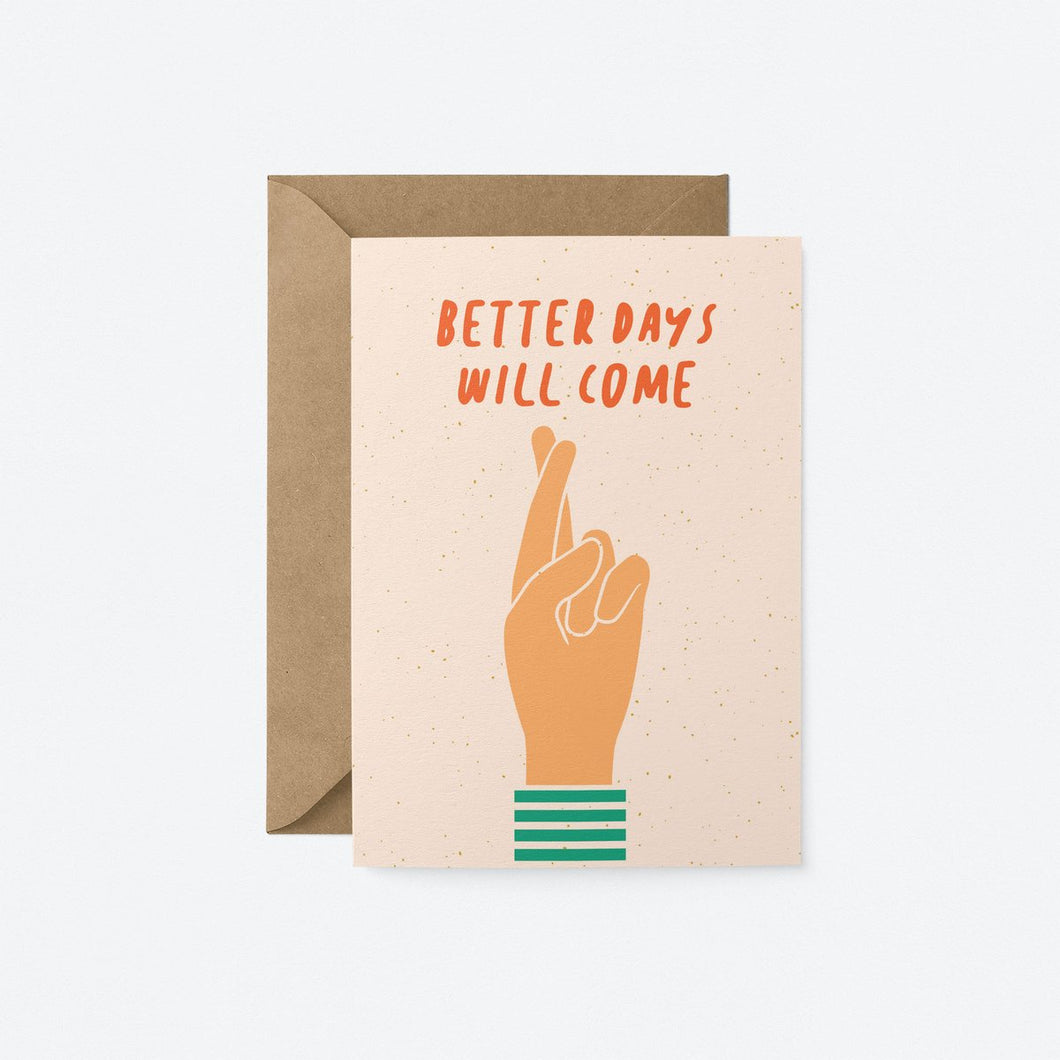 Better Days greeting card