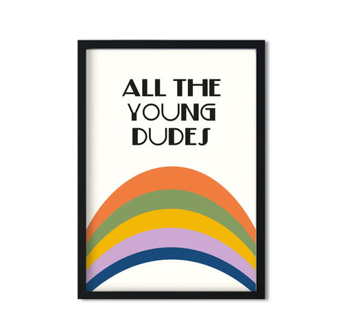 David Bowie All the Young Dudes Art Print