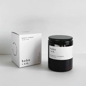 Balsam Fir + Bergamot Medium Glass Jar Candle