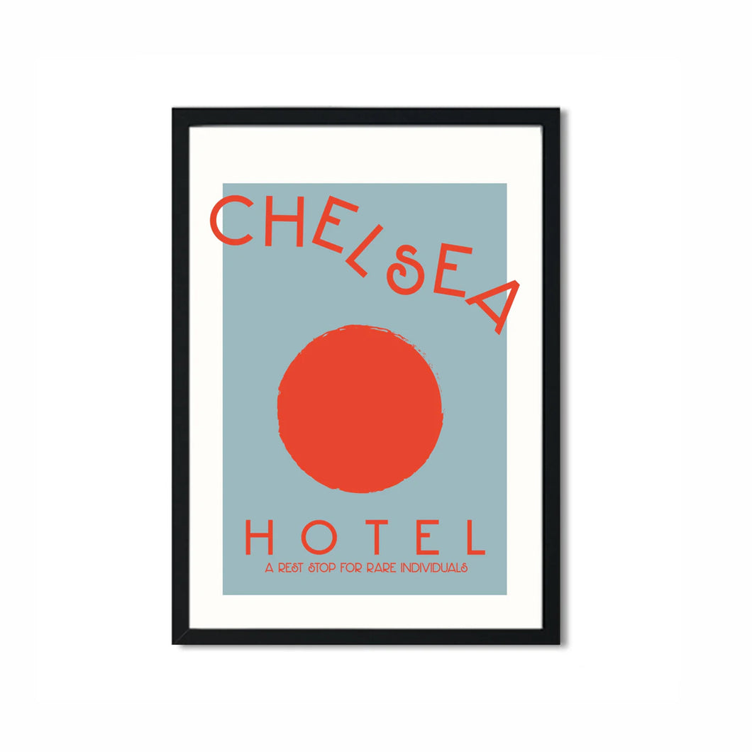 Chelsea Hotel Retro Art A3 Print