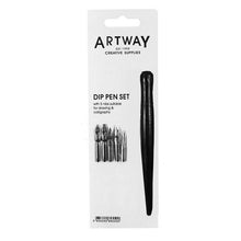 Load image into Gallery viewer, Dip Pen Set with 5 Drawing &amp; Calligraphy Nibs
