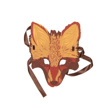 Load image into Gallery viewer, Fox Paper Mask Greeting Card
