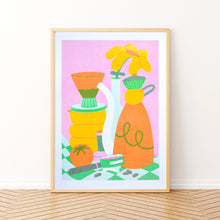 Load image into Gallery viewer, Coffee A4 Risograph Print
