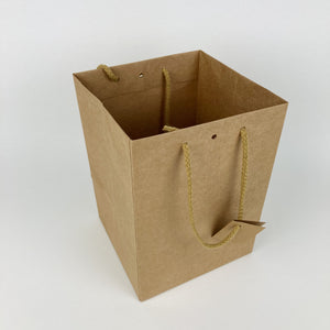 Kraft Paper Gift Bag with Rope Handles - Tall