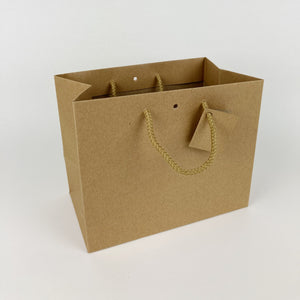Kraft Paper Gift Bag with Rope Handles - Wide