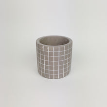 Load image into Gallery viewer, Concrete Grid Plant Pot - Small

