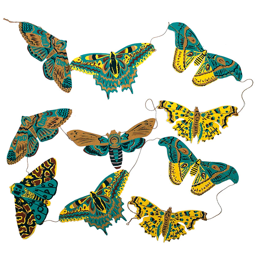 Moth Decoration Garland