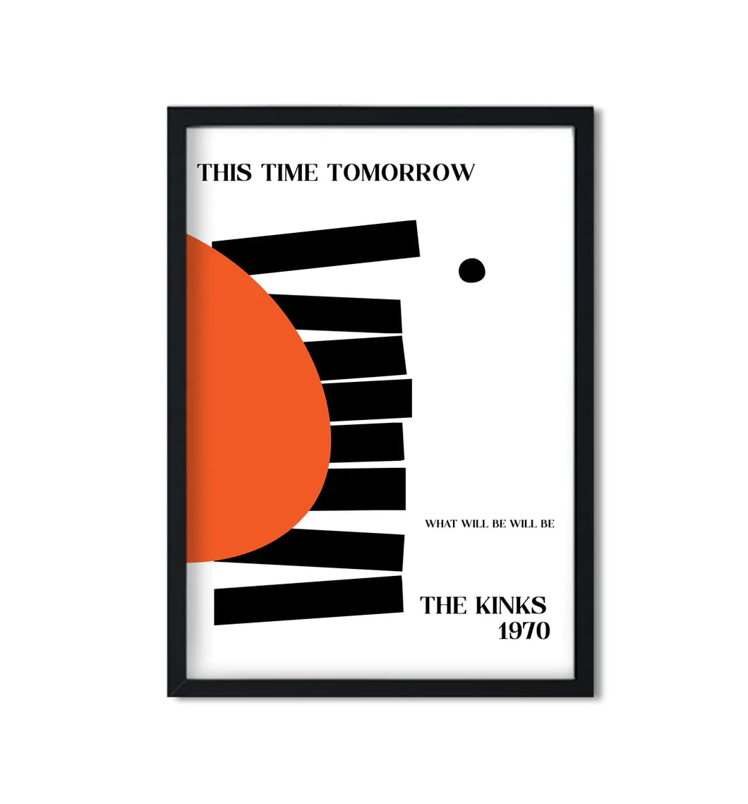 This time tomorrow abstract Giclée A3 Print